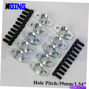 Turbo Charger 1.54 "39mmIChAEgbgNPT 1/2"tWA_v^[T3 T4KXPbg10PCSVo[ 1.54" 39mm Oil Drain Outlet NPT 1/2" Flange Adapter T3 T4 Gasket 10PCS Silver