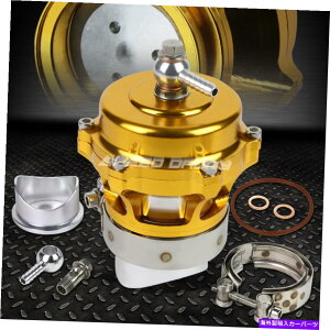 Turbo Charger 50mm�A���~�j�E���S�[���h�^�[�{�`���[�W360�x���g�u���[�I�t�o���uBov 35psi�u�[�X�g+�t�����W 50MM ALUMINUM GOLD TURBOCHARGER 360 VENT BLOW OFF VALVE BOV 35PSI BOOST+FLANGE�y���s�A���i�z