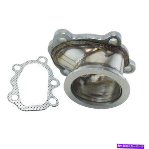Turbo Charger T25 T28 GT25 GT28 2.5 "VohtWpKXPbgp̃XeX|A_v^[ Stainless Steel Adapter for T25 T28 GT25 GT28 2.5" V-band Flange with Gasket