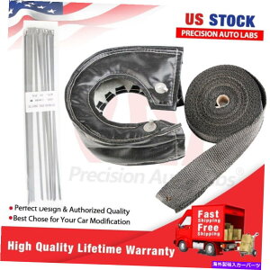 Turbo Charger T3�u���b�N�J�[�{���^�[�{�q�[�g�V�[���h�u�����P�b�g�J�o�[2 '' 50�t�B�[�g�r�C�w�b�_�[���b�v�^�b�v T3 Black Carbon Turbo Heat Shield Blanket Cover 2'' 50FT Exhaust Header Wrap Tap�y���s�A���i�z