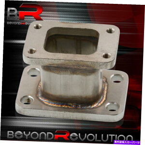 Turbo Charger T25/ T28 T3 T4^[{[d}jz[hrCϊA_v^[tWXbvS/ S T25/ T28 T3 T4 Turbo Charger Manifold Exhaust Conversion Adapter Flange Swap S/S
