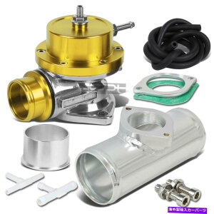 Turbo Charger �^�C�vS�S�[���h�^�[�{�[�d��BOV�u���[�I�t�o���u+2.5 �A���~�j�E���t�����W�A�_�v�^�[�p�C�v TYPE S GOLD TURBO CHARGER BOV BLOW OFF VALVE+2.5 ALUMINUM FLANGE ADAPTER PIPE�y���s�A���i�z