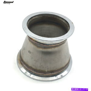 Turbo Charger ^[{[dG{_EpCv}jz[hɍ4 "?3" VohtWA_v^[tBbg 4" to 3" V-Band Flange Adapter Fit For Turbo Charger Elbow Downpipe Manifold