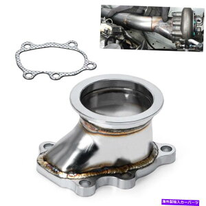 Turbo Charger V-ohNvtW2.5 "63mm^[{_EpCvA_v^[T25 T28 GT25 GT28ɃtBbg V- band Clamp Flange 2.5" 63mm Turbo Down Pipe Adapter Fit For T25 T28 GT25 GT28