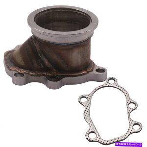 Turbo Charger T25 T28 GT25 GT28 2.5 "63mm VohtW+KXPbgp̃XeX|A_v^[ Stainless Steel Adapter for T25 T28 GT25 GT28 2.5" 63mm V-band Flange+ Gasket