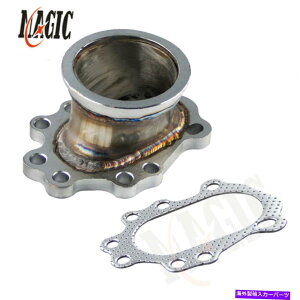 Turbo Charger T25 T28 GT25 GT28 2.5 63mm V�o���h�N�����v�t�����W�^�[�{�_���v�p�C�v�A�_�v�^�[ To T25 T28 GT25 GT28 2.5 63mm V-band Clamp Flange Turbo Dump Pipe Adapter�y���s�A���i�z