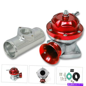 Turbo Charger �^�C�vRS���b�h�^�[�{�[�d��BOV�u���[�I�t�o���u+2.5 "�A���~�j�E���t�����W�A�_�v�^�[�p�C�v TYPE RS RED TURBO CHARGER BOV BLOW OFF VALVE+2.5"ALUMINUM FLANGE ADAPTER PIPE