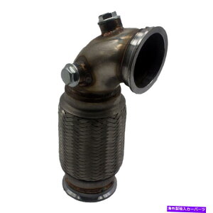 Turbo Charger Garrett 3 "VohVoh_EpCv90xw/tbNXx[YO2oOvO Garrett 3" V-Band to V band Downpipe Low 90 Degree w/Flex bellow O2 bungs plug