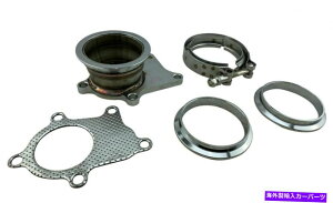 Turbo Charger T3/T4 T3 5{g^[{_EpCvrCtW܂3 "VohϊA_v^[ T3/T4 T3 5 Bolt Turbo Down Pipe Exhaust Flange To 3" V-Band Conversion Adapter