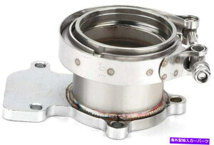 Turbo Charger Holset WH1C HX35 HX35W�_�E���p�C�v�^�[�{�t�����W�܂ł̃X�e�����X3 V�o���h�A�_�v�^�[�� Stainless for Holset WH1C HX35 HX35W Downpipe Turbo Flange to 3 V-band Adaptor�y���s�A���i�z
