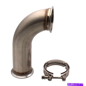 Turbo Charger USA 3 90�x�M�����b�gV�o���hw/�N�����v�p�C�v�V���[�g���b�O6���b�O���j�o�[�T���_�E�� USA 3 90 Degree Garrett V-Band w/clamp Pipe Short Leg 6leg Universal Down�y���s�A���i�z