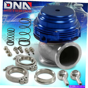 Turbo Charger 44mm^[{[d}jz[hu[VohNvEFCXgQ[g+_vpCvO+XvO 44MM TURBO CHARGER MANIFOLD BLUE V-BAND CLAMP WASTEGATE+DUMP PIPE RING+SPRING