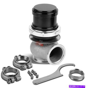 Turbo Charger 40mm^[{[d}jz[hA~jEVoh5 "OubNEFXgQ[g+XvO 40MM TURBO CHARGER MANIFOLD ALUMINUM V-BAND 5"EXTERNAL BLACK WASTEGATE+SPRING
