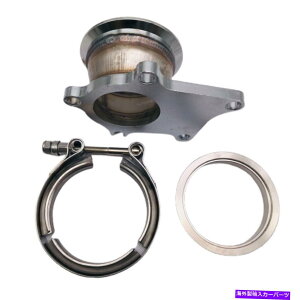 Turbo Charger ϊA_v^[LbgT3/T4 5{g^[{_vpCvtW܂3C`Voh Conversion Adapter Kit T3 T3/T4 5 Bolt Turbo Dump Pipe Flange to 3" inch V-Band