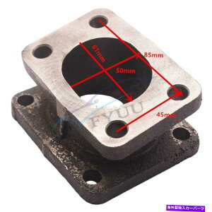 Turbo Charger 1xMbgT3T4^[{`[W[p1{̏dS^[{A_v^[tWw/ 15° 1x Heavy Cast Iron Turbo Adapter Flange For Garrett T3 to T4 Turbocharger W/ 15°