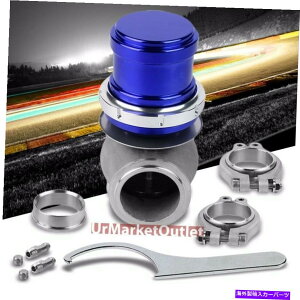 Turbo Charger ��44mm 14psi V�o���h�N�����|���^�[�{�`���[�W���[5.25 H�O���E�F�X�g�Q�[�g+�X�v�����OT22 Blue 44mm 14PSI V-Band ClampOn Turbocharger 5.25H External Wastegate+Spring T22�y���s�A���i�z