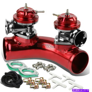 Turbo Charger GRS/GS 2.5 70�G���{�f���A���t�����W�p�C�v�A�_�v�^�[+�^�[�{�`���[�W���[�u���[�I�tBOV X2 RED GRS/GS 2.5 70 ELBOW DUAL FLANGE PIPE ADAPTOR+TURBOCHARGER BLOW OFF BOV X2 RED�y���s�A���i�z