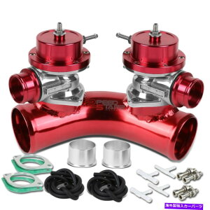 Turbo Charger Type-S 2.5 70�G���{�f���A���t�����W�p�C�v�A�_�v�^�[+�^�[�{�`���[�W���[�u���[�I�tBOV X2 RED TYPE-S 2.5 70 ELBOW DUAL FLANGE PIPE ADAPTOR+TURBOCHARGER BLOW OFF BOV X2 RED�y���s�A���i�z