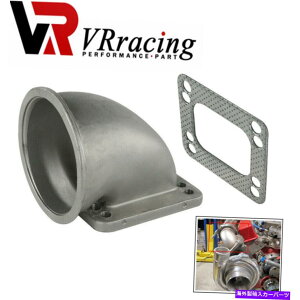 Turbo Charger 3.5 "VBAND 90xLXg^[{G{A_v^[T3 T4 T4^[{`[W[p 3.5" Vband 90 Degree Cast Turbo Elbow Adapter Flange For T3 T4 Turbocharger
