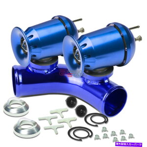 Turbo Charger SSQV 2.5 70�G���{�f���A���t�����W�p�C�v+T3�^�[�{�`���[�W���[�u���[�I�t�{�tpsi x2�u���[ SSQV 2.5 70 ELBOW DUAL FLANGE PIPE+T3 TURBOCHARGER BLOW OFF BOV PSI X2 BLUE�y���s�A���i�z