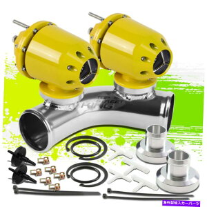 Turbo Charger SSQV 2.5 70�G���{�f���A���t�����W�`���[�u+�z�Ɏ_���^�[�{�`���[�W���[�u���[�I�tBOV X2�S�[���h SSQV 2.5 70 ELBOW DUAL FLANGE TUBE+ANODIZED TURBOCHARGER BLOW OFF BOV X2 GOLD�y���s�A���i�z