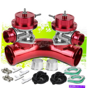 Turbo Charger Type-S 2.5 70�G���{�f���A���t�����W�`���[�u�A�_�v�^�[+�^�[�{�`���[�W���[�u���[�I�tBOV X2 RED TYPE-S 2.5 70 ELBOW DUAL FLANGE TUBE ADAPTOR+TURBOCHARGER BLOW OFF BOV X2 RED�y���s�A���i�z