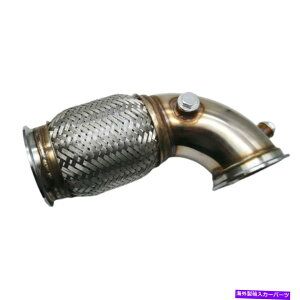 Turbo Charger 3.5 "VohVoh_EpCv90xw/tbNXx[+O2oOvOSS 3.5" V-Band to V band Downpipe Low 90 Degree w/Flex bellow+O2 bungs plug ss