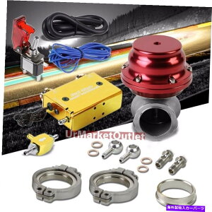 Turbo Charger S[hfAXe[Wdq^[{[du[XgRg[+ԂOp Gold Dual Stage Electronic Turbo Charger Boost Control+Red External Wastegate