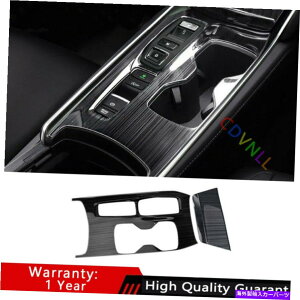 Dashboard Cover z_AR[h2018-2022ubN`^ZgR\[MAVtgJo[g For Honda Accord 2018-2022 Black Titanium Central Console Gear Shift Cover Trim