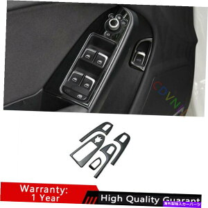 Dashboard Cover AEfBA4 A5 2009-2016ubN`^KXteBObNplg4* For Audi A4 A5 2009-2016 Black Titanium Glass Window Lifting Lock Panel Trim 4*