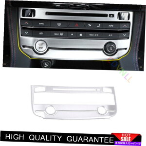 Dashboard Cover �W���K�[XF 2016-2020�}�b�g�V���o�[�Z���g�����R���\�[��AC�X�C�b�`�p�l���g����1* Fit For Jaguar XF 2016-2020 Matte Silver Central Console AC Switch Panel Trim 1*�y���s�A���i�z