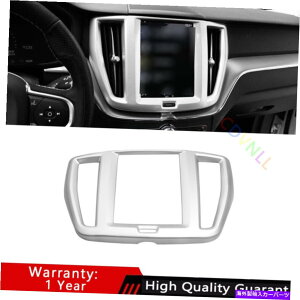 Dashboard Cover {{XC60 2018-2021}bgVo[ABS~hR\[irQ[Vplgp For Volvo XC60 2018-2021 Matte Silver ABS Middle Console Navigation Panel Trim