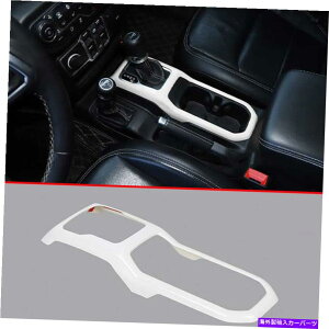 Dashboard Cover W[vO[JL 2018-2022p̌̂zCgR\[MAVtgt[Jo[g Glossy White Console Gear Shift Frame Cover Trim For Jeep Wrangler JL 2018-2022