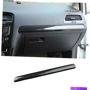 Dashboard Cover VW Golf MK7 2014-2019 ABS�J�[�{���t�@�C�o�[�_�b�V���{�[�h�R�s���b�g�X�g���b�v�J�o�[�g�����p For VW Golf MK7 2014-2019 ABS Carbon Fiber Dashboard Co-Pilot Strip Cover Trim�y���s�A���i�z
