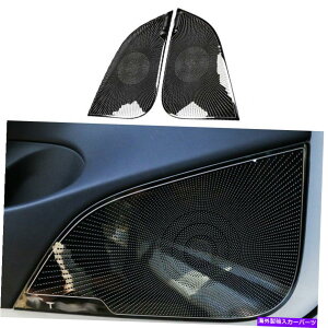 Dashboard Cover �e�X�����f��3 17-2021�ɓK�����u���b�N�`�^���C���i�[�h�A�X�s�[�J�[�����O�J�o�[�g�����t�B�b�g Black Titanium Inner Door Speaker Ring Cover Trim Fit For Tesla Model 3 17-2021�y���s�A���i�z