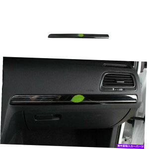 Dashboard Cover VW Golf Mk7 Mk7.5 2014-2019̃ubNX`[Rsbg_bV{[hXgbvJo[g Black Steel Co-Pilot Dashboard Strip Cover Trim For VW Golf MK7 MK7.5 2014-2019