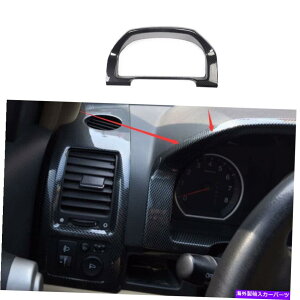 Dashboard Cover �z���_CRV CR-V 2007-2011�_�b�V���{�[�h�t���[�������J�o�[�g�����J�[�{���t�@�C�o�[�ɓK������ Fit For Honda CRV CR-V 2007-2011 Dashboard Frame Decor Cover Trim Carbon Fiber