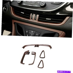 Dashboard Cover rCbNɓKؐCAEgbgxgJo[g2016-2020 Wood Grain Middle Air Outlet Vent Cover Trim Fit For Buick Envision 2016-2020