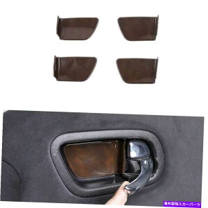 Dashboard Cover �E�b�h�O���C���X�`�[���C���i�[�h�A�{�E���J�o�[�g����4PCS INFINITI QX80 2014-2020�ɓK���Ă��܂� Wood Grain Steel Inner Door Bowl Cover Trim 4PCS Fit For Infiniti QX80 2014-2020�y���s�A���i�z