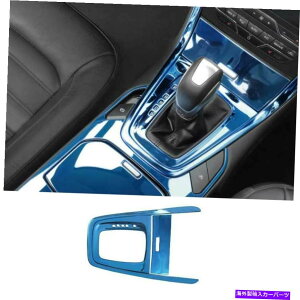 Dashboard Cover Ford Edge 2015-2018�̃u���[�X�`�[���C���^�[�M�A�V�t�g�p�l�������J�o�[�g���� Blue Steel Inner Gear Shift Panel Decoration Cover Trim For Ford Edge 2015-2018�y���s�A���i�z