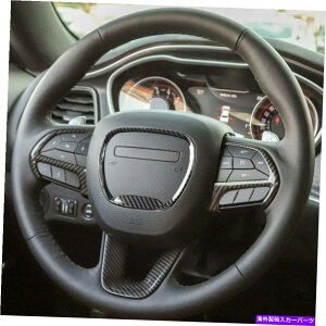Dashboard Cover 14-21�W�[�v�O�����h�`�F���L�[SRT�̃J�[�{���t�@�C�o�[���`�X�e�A�����O�z�C�[���g�����J�o�[ Carbon Fiber Molded Steering Wheel Trim Cover for 14-21 Jeep Grand Cherokee SRT�y���s�A���i�z