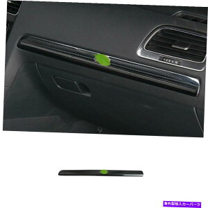 Dashboard Cover VWStMK7 MK7.5 2014-2019 Black Steel Co-Pilot Dashboard Cover Trimp For VW Golf MK7 MK7.5 2014-2019 Black Steel Co-Pilot Dashboard Strip Cover Trim