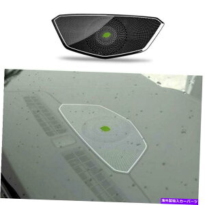 Dashboard Cover LfbNXT6 2020-2022ubNX`[_bV{[hXs[J[t[Jo[g1PCS For Cadillac XT6 2020-2022 Black Steel Dashboard Speaker Frame Cover Trim 1PCS