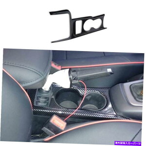 Dashboard Cover �J�[�{���t�@�C�o�[�Z���g�����R���\�[���E�H�[�^�[�J�b�v�J�o�[�g�����t�H�[�h�t�H�[�J�X2012-2014�p Carbon Fiber Central Console Water Cup Cover Trim 1PCS For Ford Focus 2012-2014�y���s�A���i�z