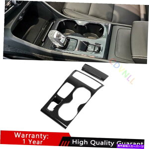 Dashboard Cover �{���{XC40 2019-2021�J�[�{���t�@�C�o�[�~�h���R���\�[���M�A�V�t�g�p�l���g�����ɓK�� Fit For Volvo XC40 2019-2021 Carbon Fiber Middle Console Gear Shift Panel Trim