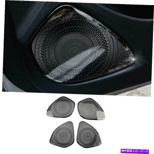 Dashboard Cover �V�{���[�}���u2016-2021�u���b�N�X�`�[���C���i�[�h�A�X�s�[�J�[�����O�J�o�[�g�����p For Chevrolet Malibu 2016-2021 Black Steel Inner Door Speaker Ring Cover Trim�y���s�A���i�z