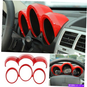 Dashboard Cover Dodge Nitro 2007-12ANZT[pRed Abs Center Console_bV{[hplJo[ Red ABS Center Console Dashboard Panel Cover For Dodge Nitro 2007-12 Accessories