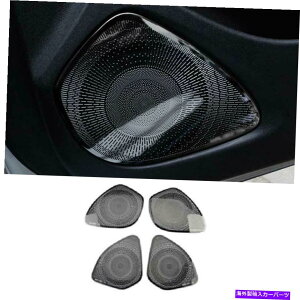 Dashboard Cover �V�{���[�}���u2016-2021�̃u���b�N�X�`�[���C���i�[�h�A�X�s�[�J�[�t���[���J�o�[�g���� Black Steel Inner Door Speaker Frame Cover Trim For Chevrolet Malibu 2016-2021�y���s�A���i�z