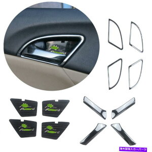 Dashboard Cover �z���_�A�R�[�h2008-2013�u���b�N�X�`�[���C���i�[�h�A�n���h���{�E���J�o�[�g�����ɓK�� Fit For Honda Accord 8th 2008-2013 Black Steel Inner Door Handle Bowl Cover Trim