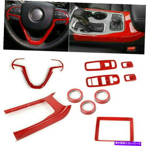 Dashboard Cover 10x�C���e���A�Z�b�g�R���\�[���_�b�V���{�[�h�J�o�[�W�[�v�O�����h�`�F���L�[14-20�p�̃g�����L�b�g 10x Interior Set Console Dashboard Cover Trim Kit for Jeep Grand Cherokee 14-20�y���s�A���i�z